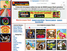 Tablet Screenshot of es.flashgamehq.com